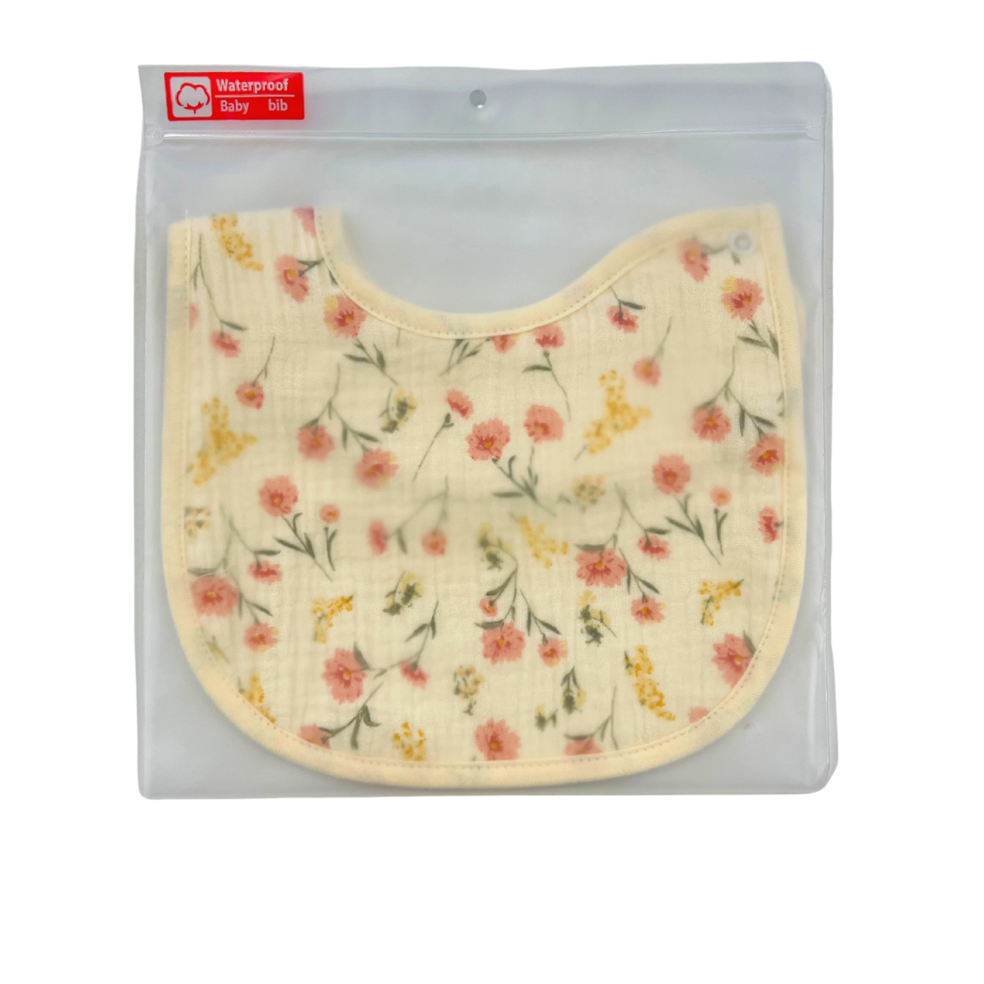 Muslin Bib - Flowers