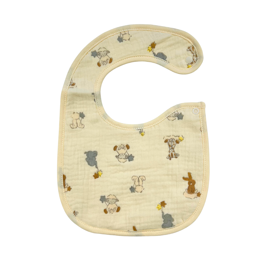 Muslin Bib - Animals