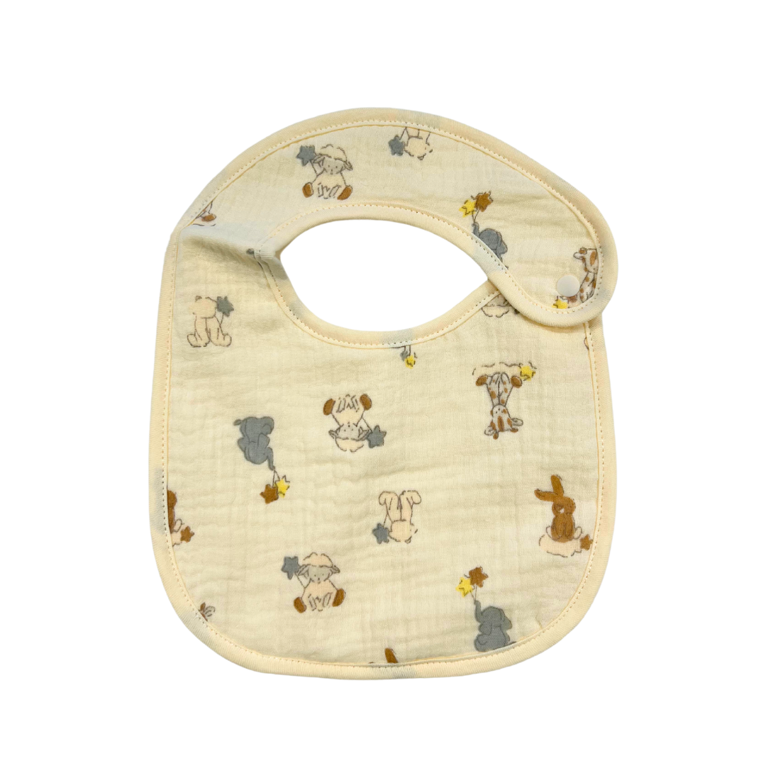 Muslin Bib - Animals