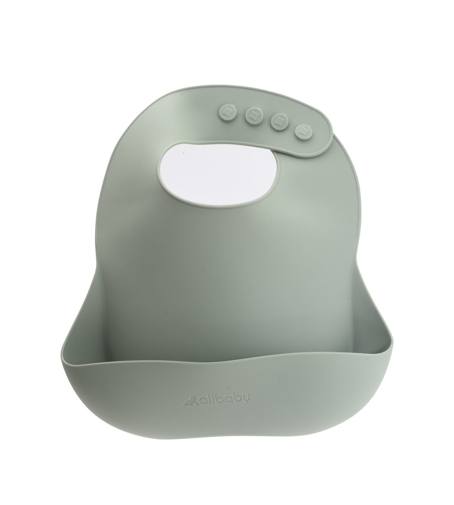 Silicone Baby Bib - Green