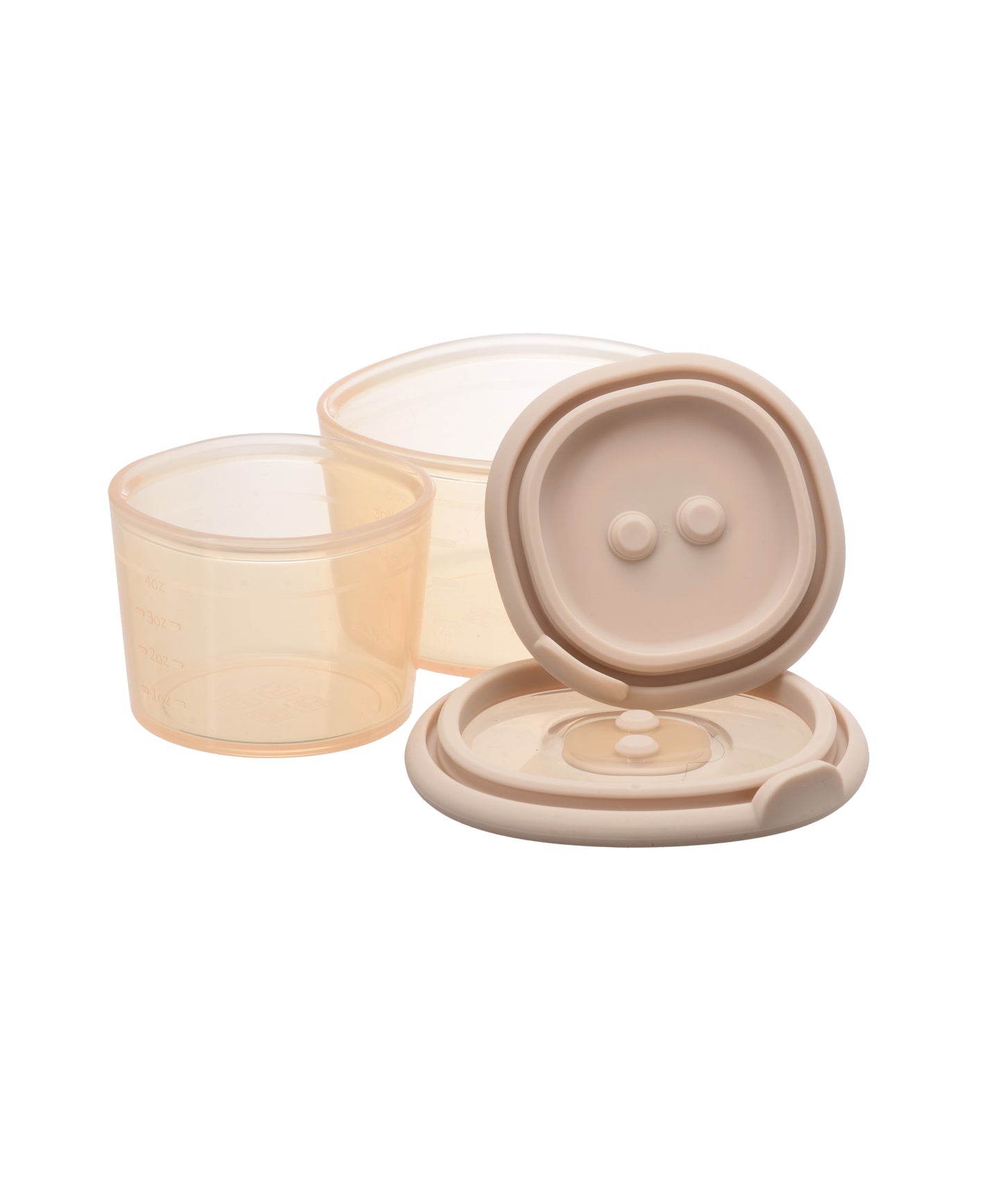 Set of 2 Silicone Baby Food Containers