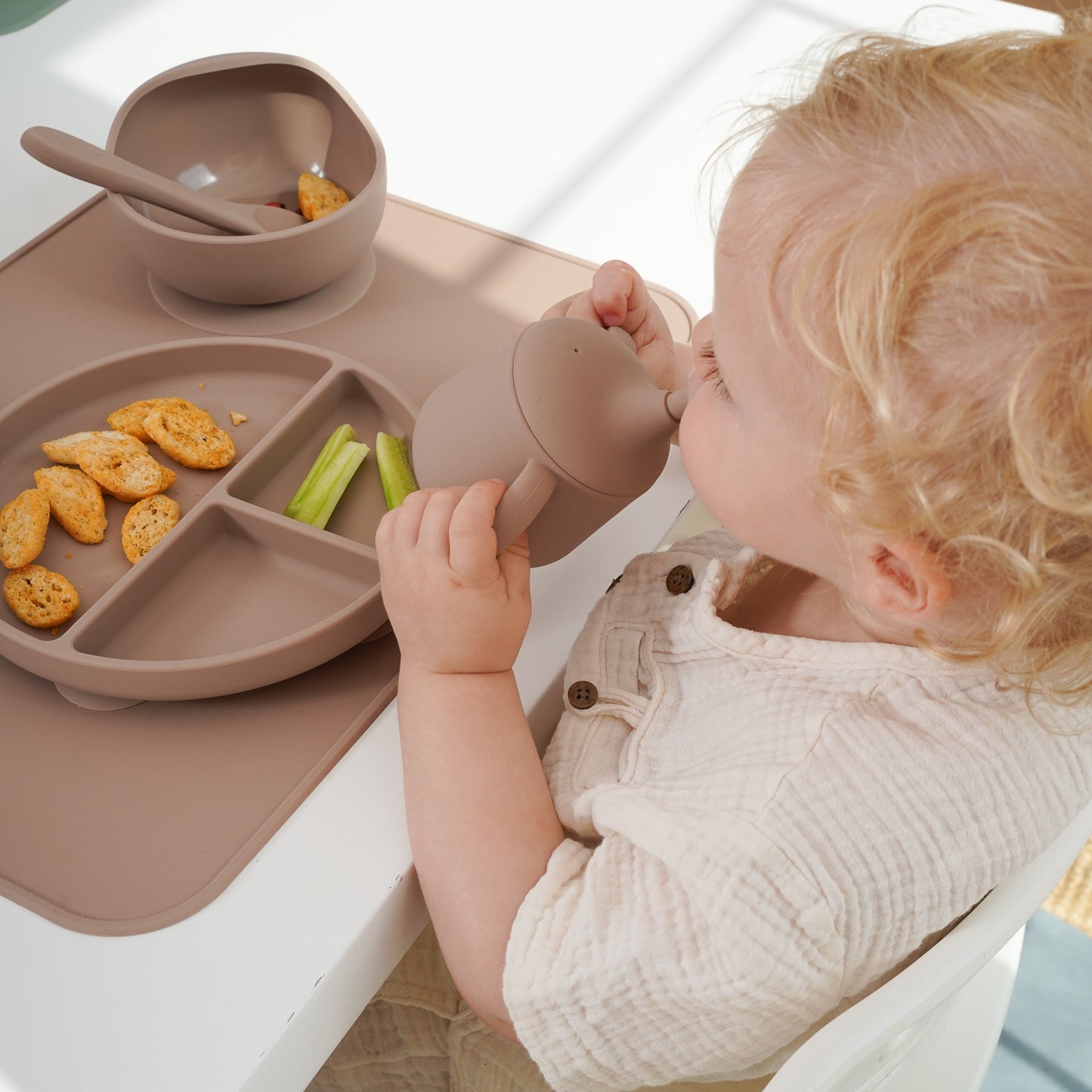 Suction Plate - Taupe