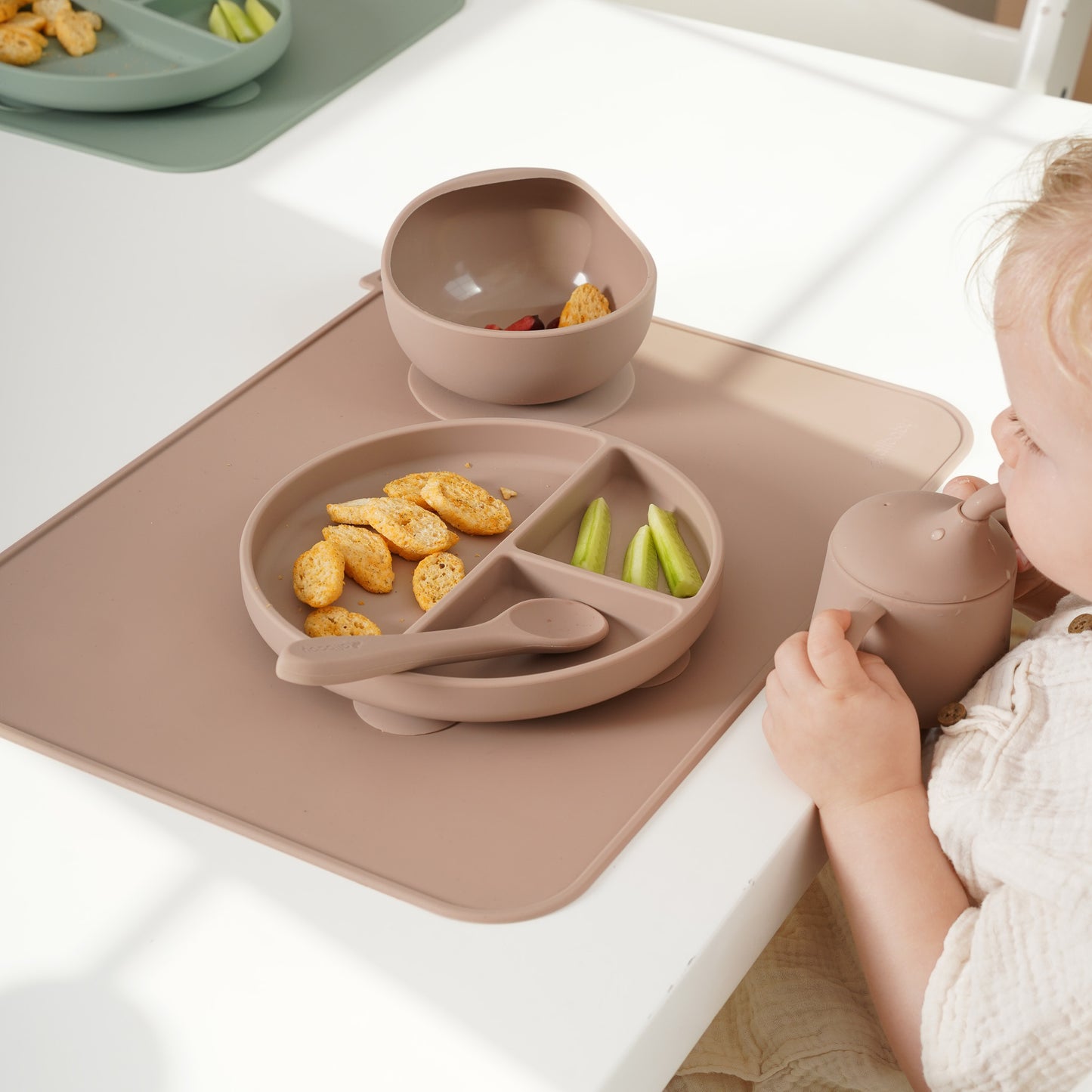 Suction Plate - Taupe