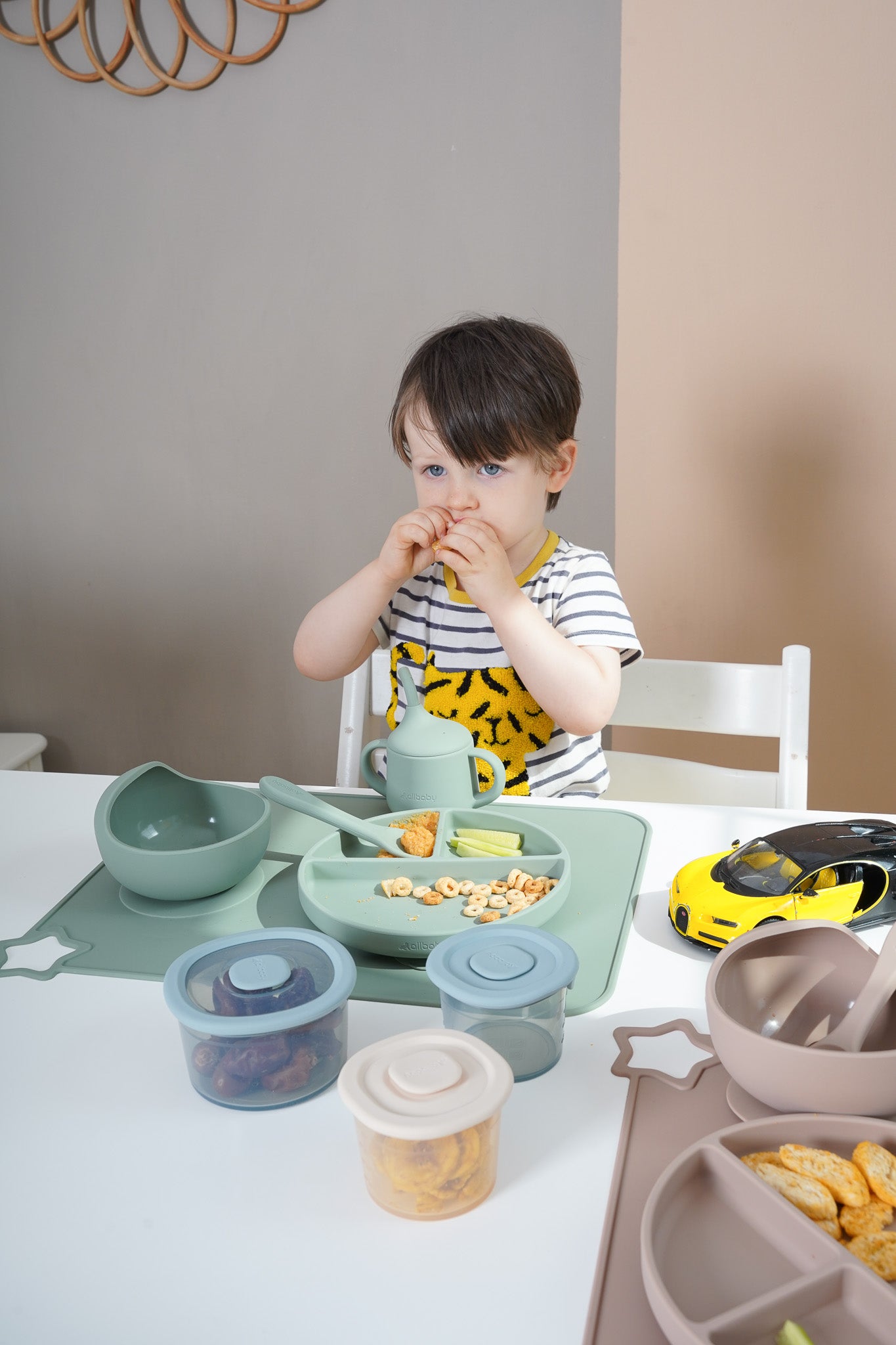 Suction Plate - Esther Blue