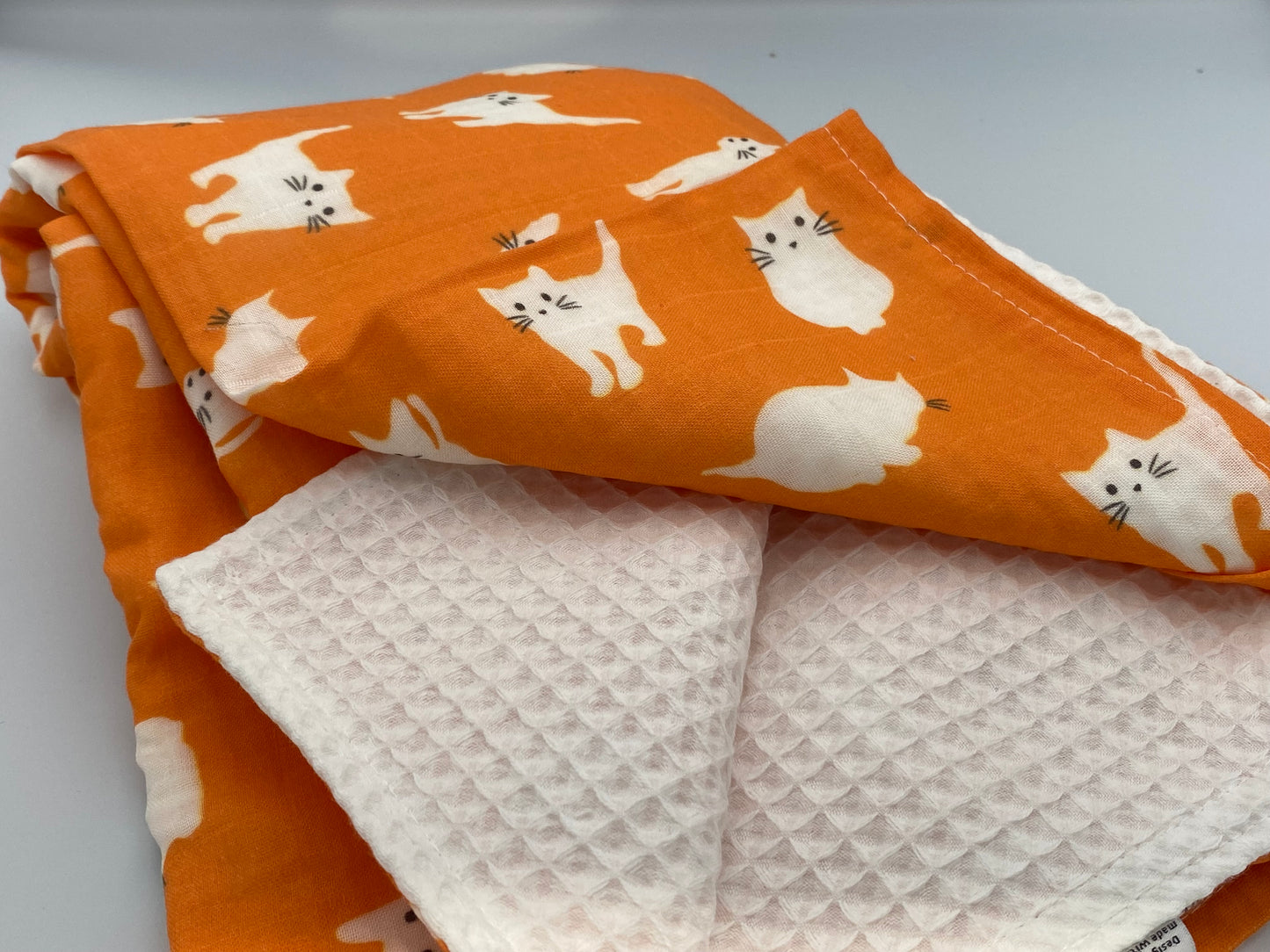 Waffle Blanket - Kittens