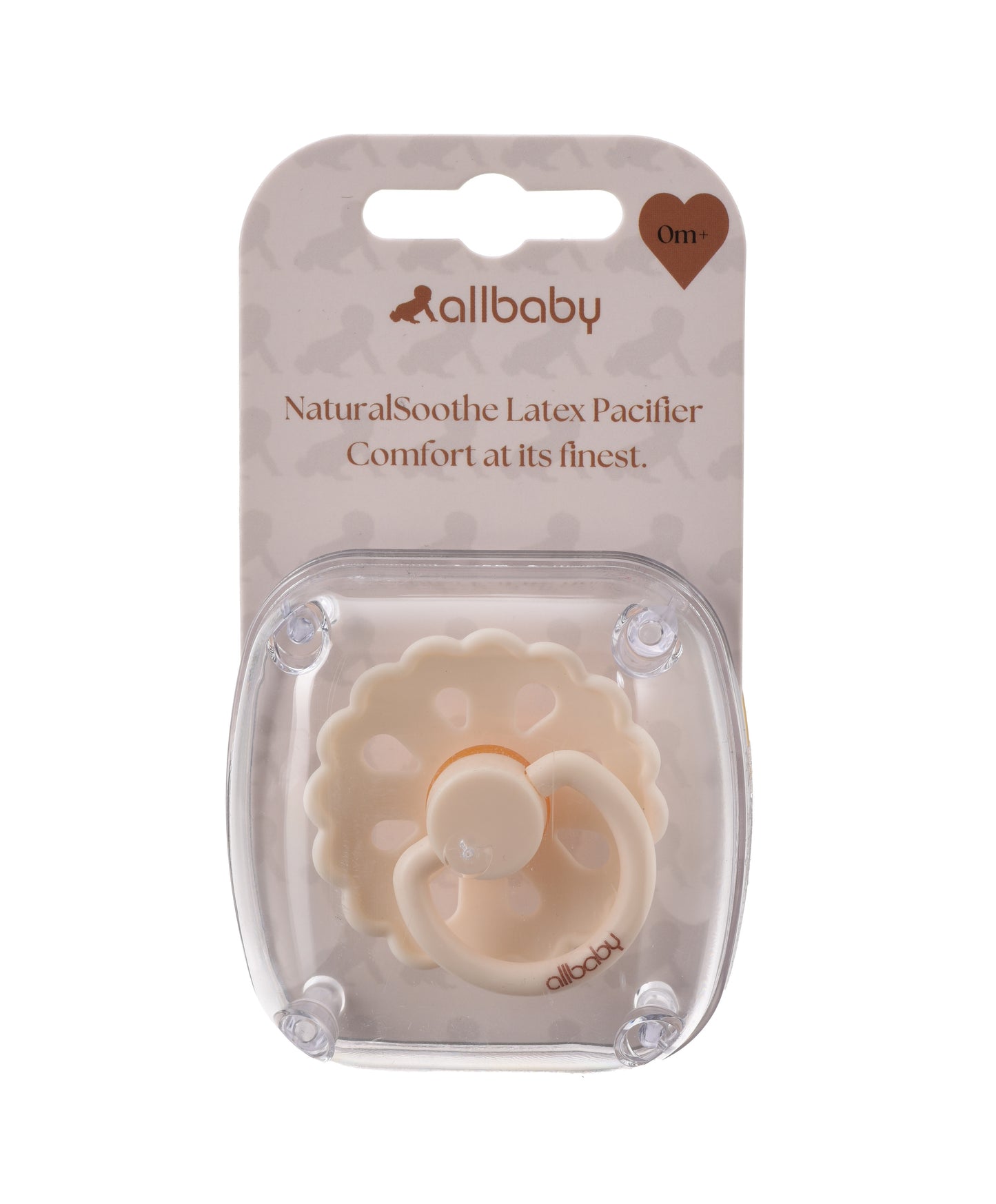 Latex Pacifier - Cream