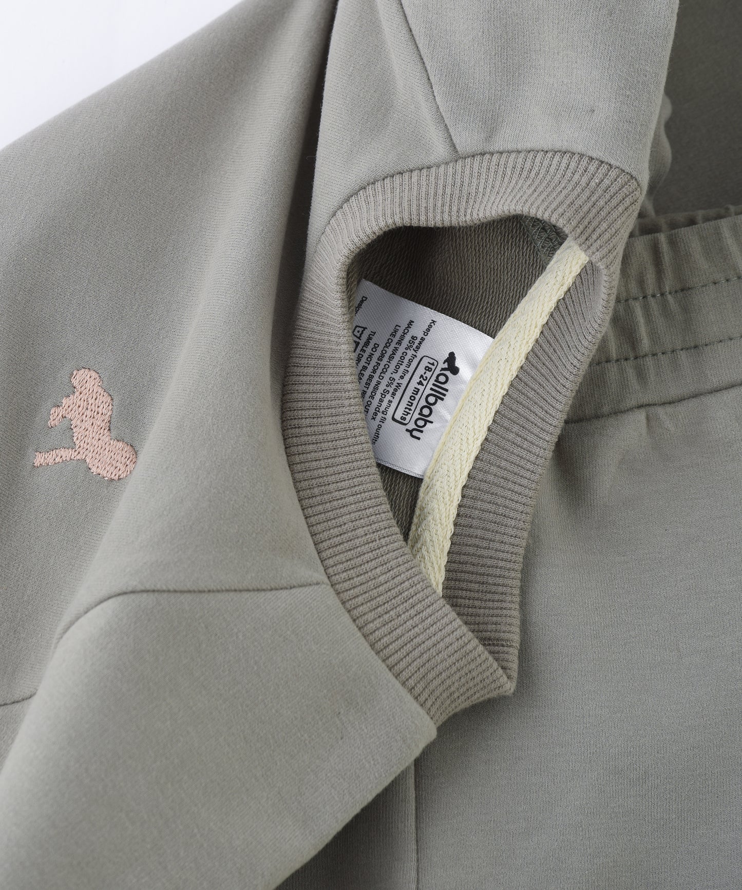 Sage Green Jogger-Shirt & Pant Set