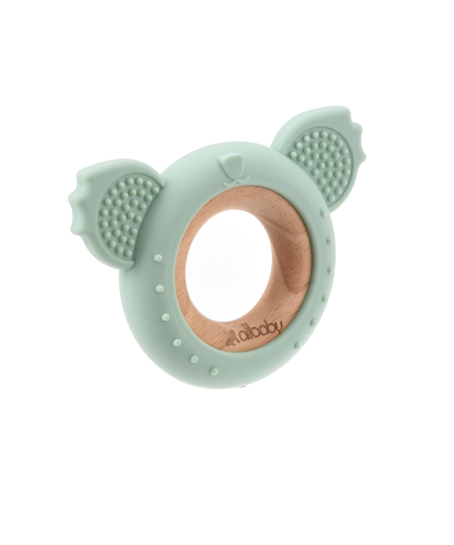 Green Bear Silicone Teething Ring