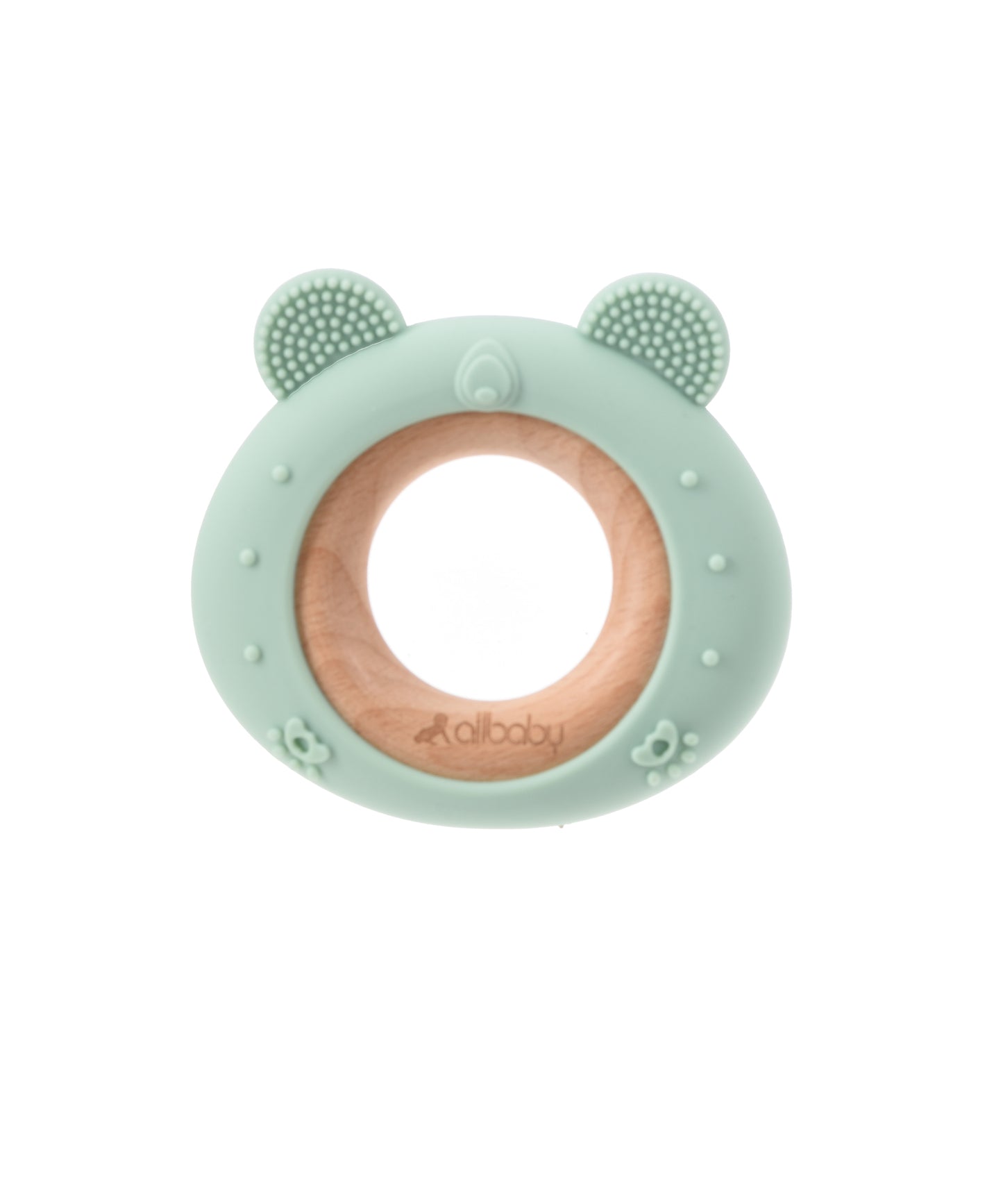Green Bear Silicone Teething Ring