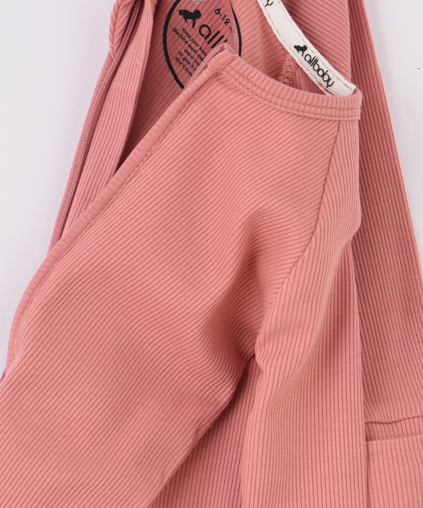 Baby Romper Sleepwear - Dusty Rose #color_dusty-rose