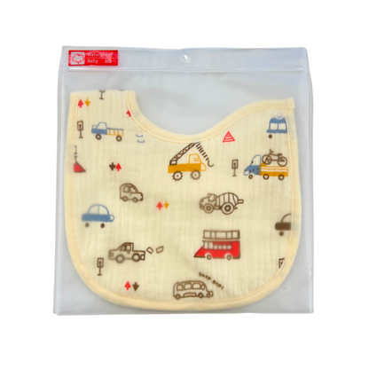 Muslin Bib - Cars