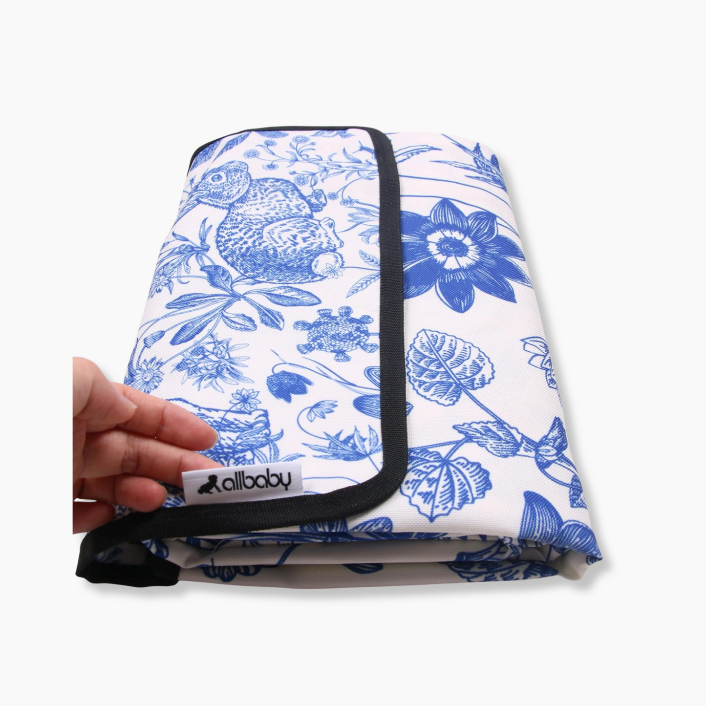 Beach Garden Blue Bunny Playmat