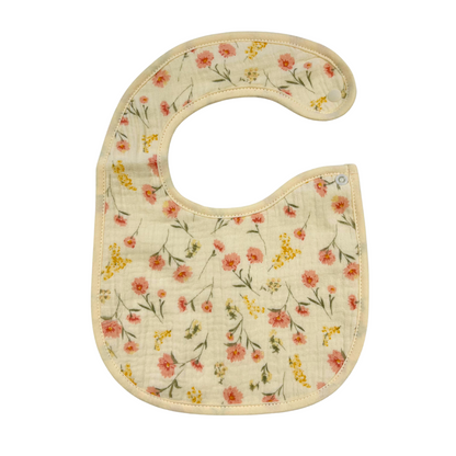 Muslin Bib - Flowers