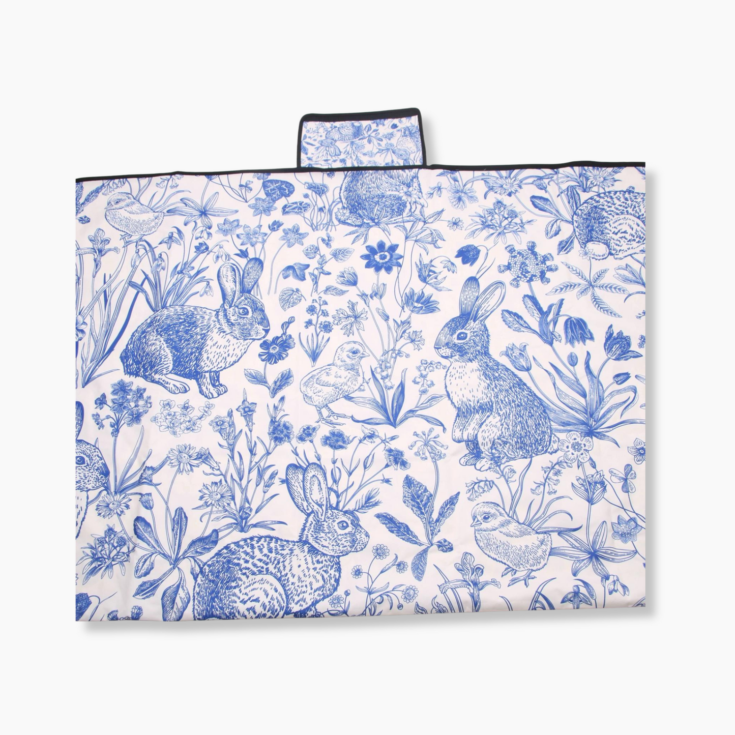 Beach Garden Blue Bunny Playmat