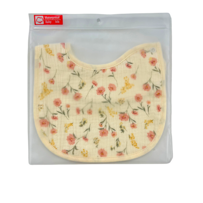 Muslin Bib - Flowers