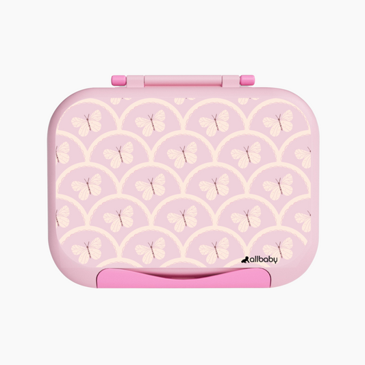 Pink Butterfly Lunch Box