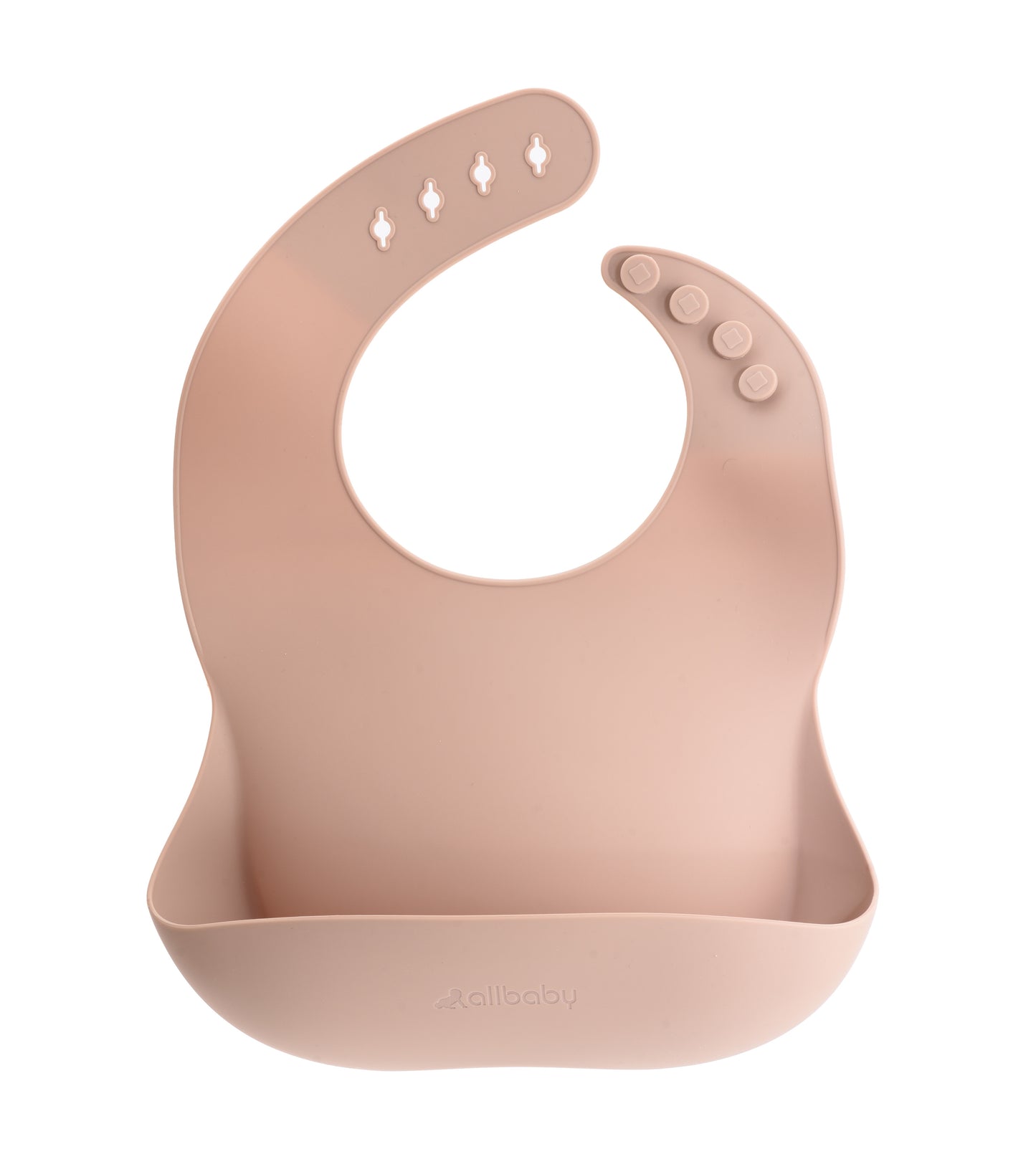 Silicone Baby Bib - Pink