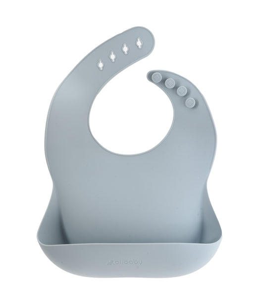 Silicone Baby Bib - Blue
