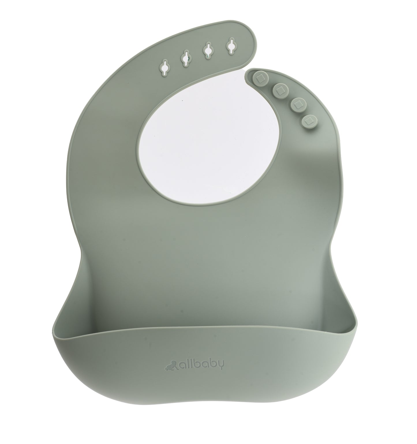 Silicone Baby Bib - Blue