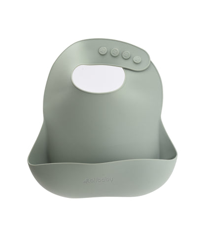 Silicone Baby Bib - Green