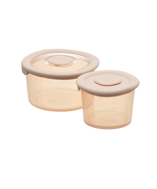 Set of 2 Silicone Baby Food Containers