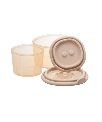 Set of 2 Silicone Baby Food Containers