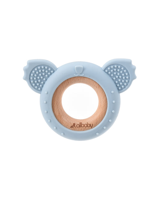 Blue Bear Silicone Teething Ring