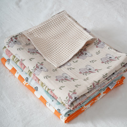 Waffle Blanket - Koalas