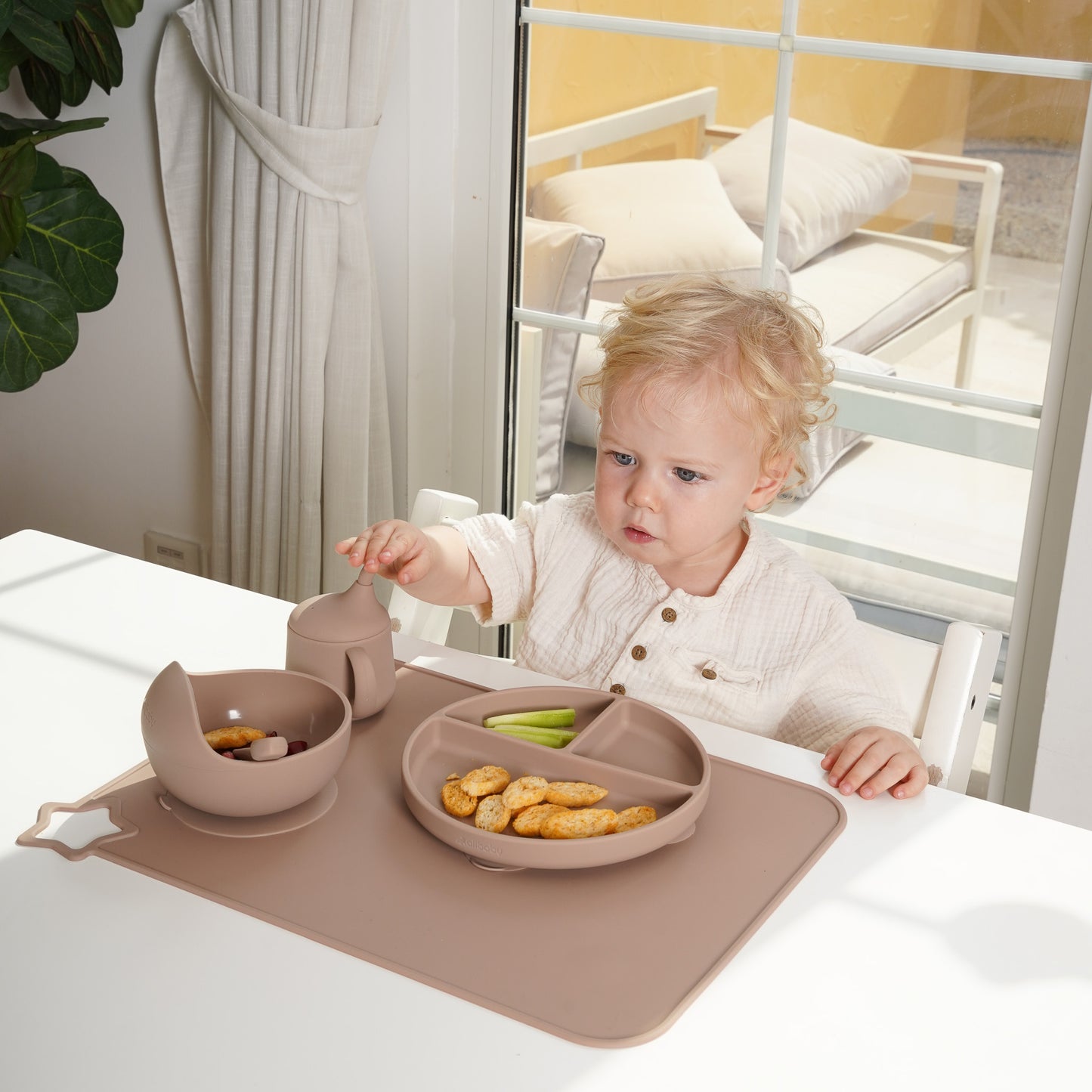 Suction Plate - Taupe