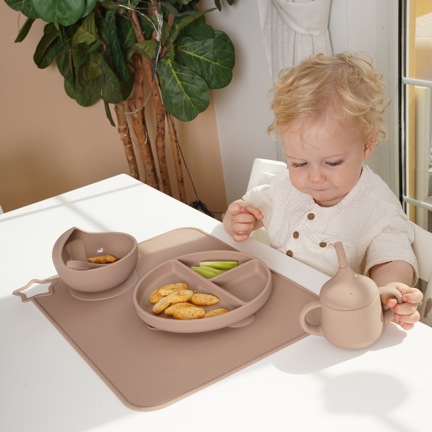 Suction Plate - Taupe