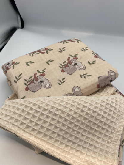 Waffle Blanket - Koalas