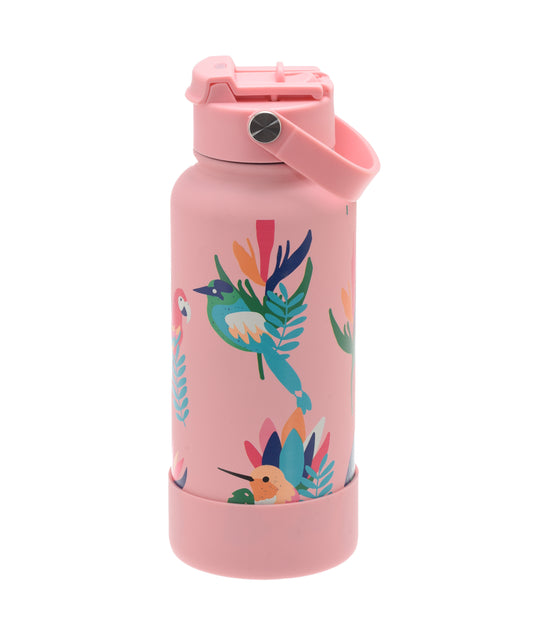 Leak-Proof Water Bottle – Tropical Birds - 1000ml