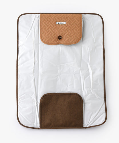 Portable Baby Changing Pad,Light Brown