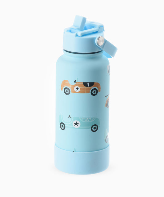 Leak-Proof Water Bottle – Blue Cars - 1000ml