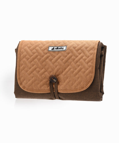 Portable Baby Changing Pad,Light Brown