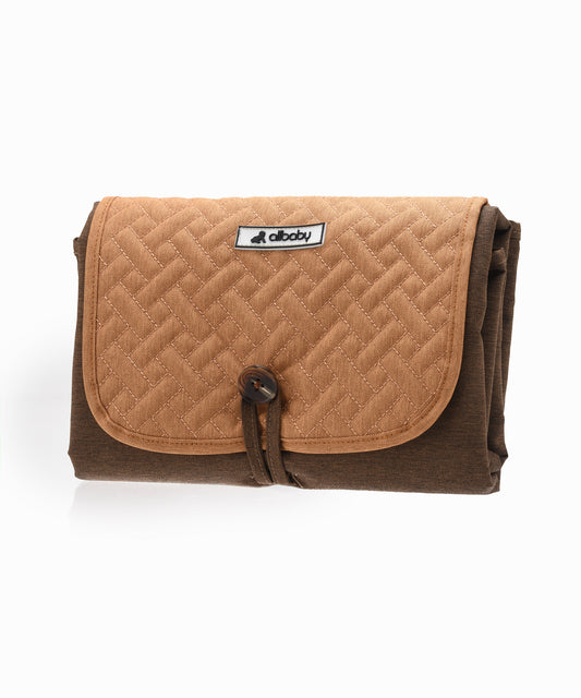 Portable Baby Changing Pad,Light Brown