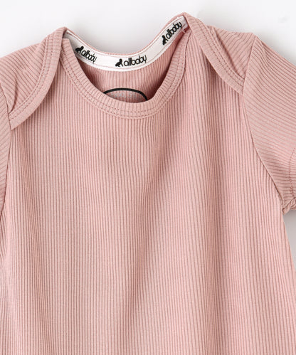Baby Romper Bodysuit - Pink