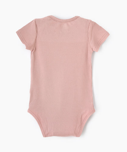 Baby Romper Bodysuit - Pink