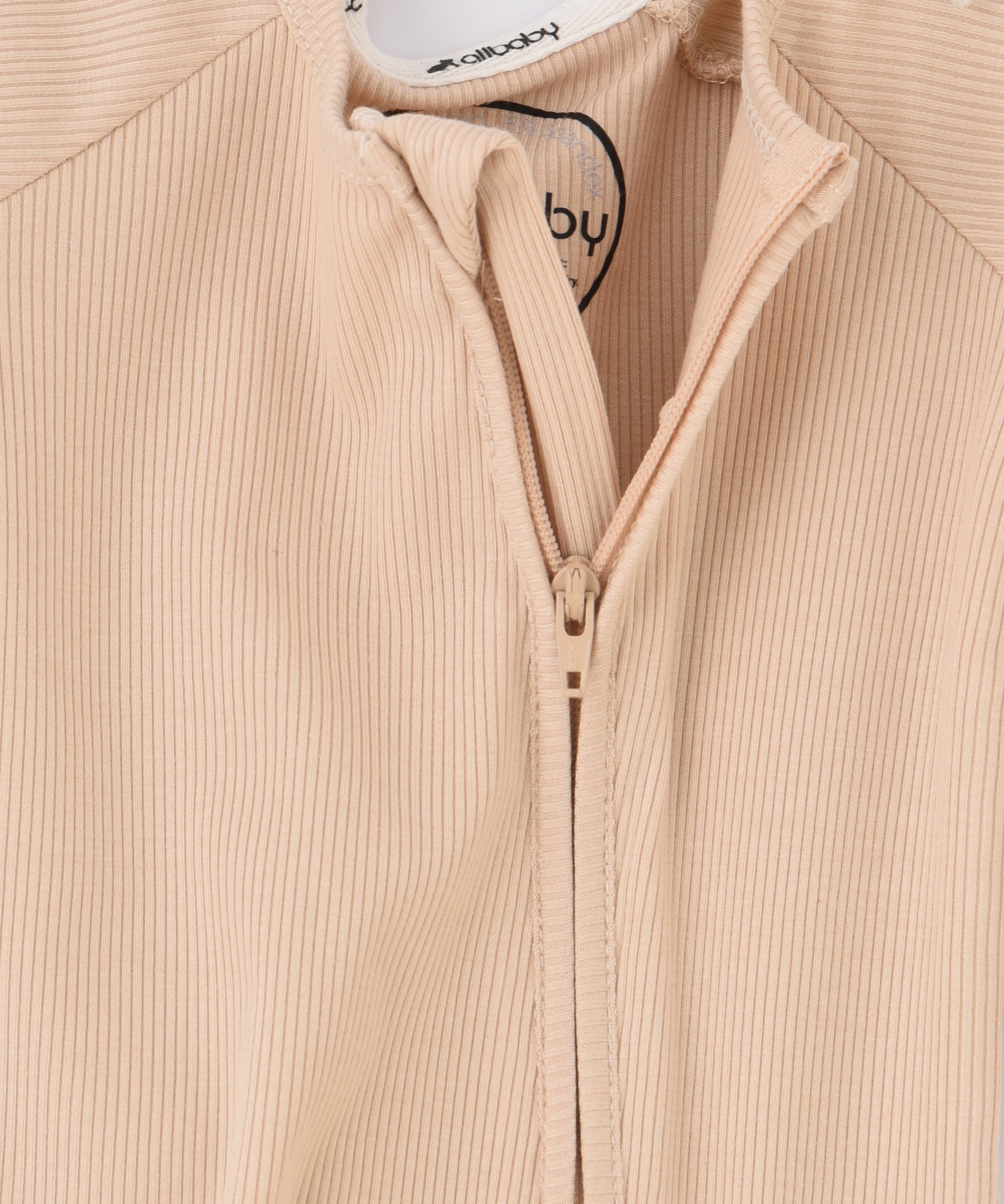 Baby Romper Sleepwear - Beige #color_beige