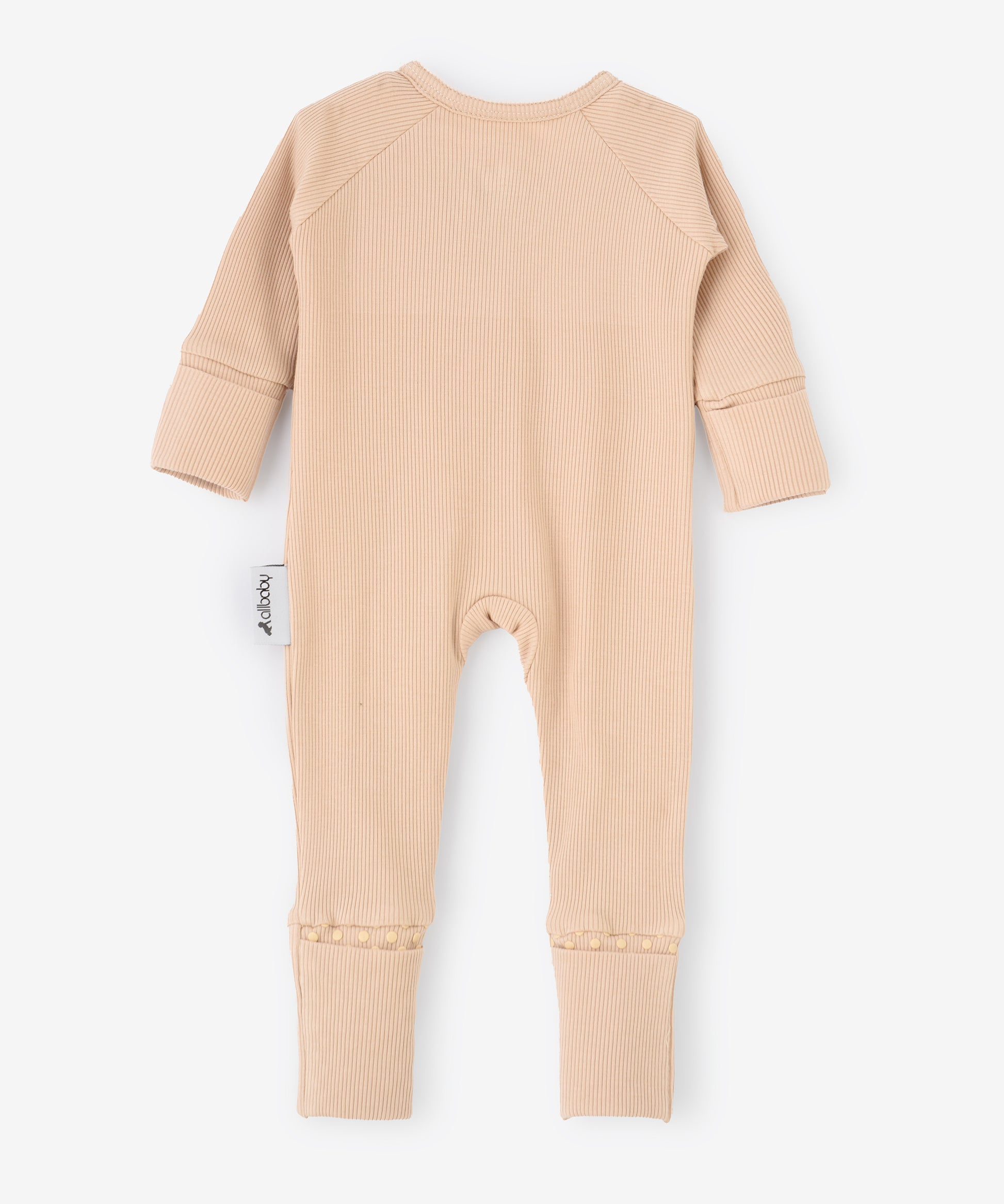 Baby Romper Sleepwear - Beige #color_beige