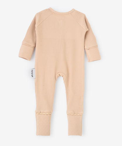 Baby Romper Sleepwear - Beige #color_beige