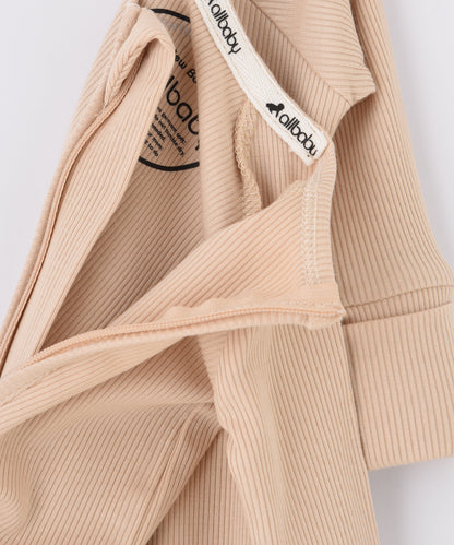 Baby Romper Sleepwear - Beige #color_beige