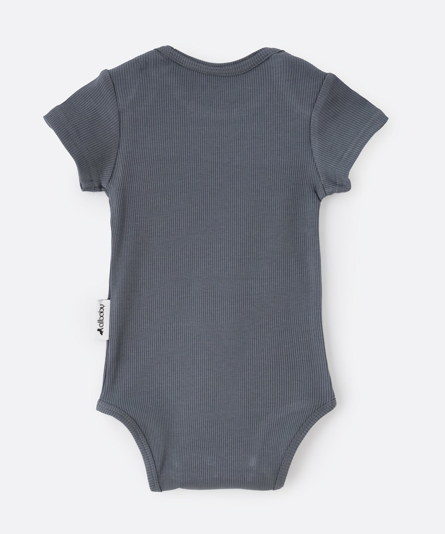 Baby Romper Bodysuit - Charcoal Blue
